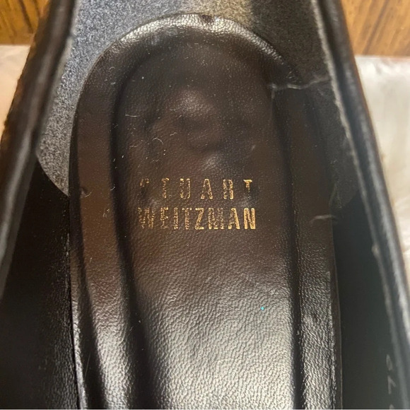 Stuart Weitzman women’s brown‎ basket  weave heels in size 8 - Picture 8 of 11